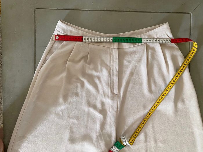 Pantalon jambe large crème Atmosphere taille 40 - photo numéro 15