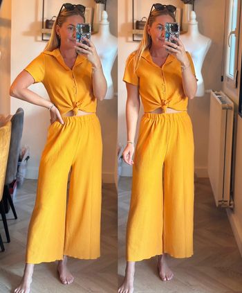 Ensemble Mango orange (comme neuf) taille XS