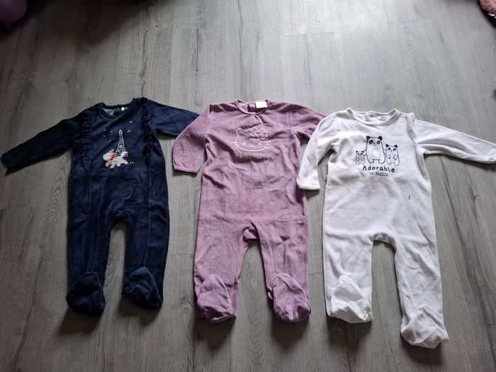 Lot de 3 pyjamas