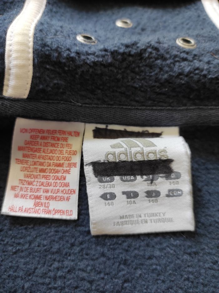 Gilet à capuche adidas bleu marine - photo numéro 4