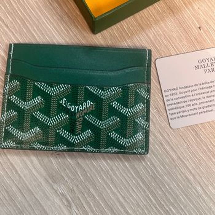 Porte carte goyard vert neuf - photo numéro 5