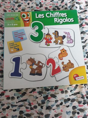 Les chiffres rigolos les jeux de carotte