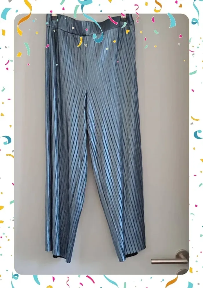 🩶 pantalon plissé marque cache cache