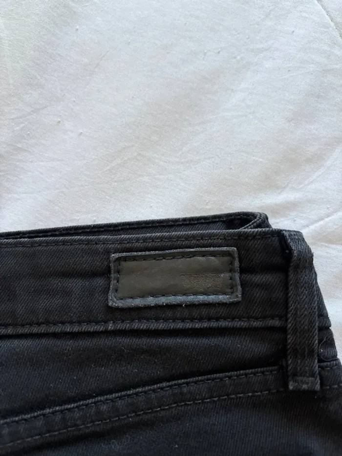 Jean levi’s noir demi curve slim skinny femme mi taille / taille basse taille S/36 L32 - photo numéro 3