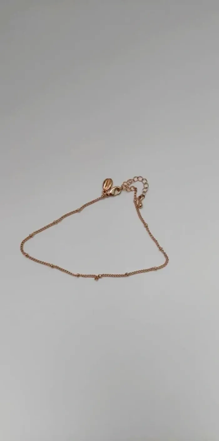 Bracelet Chaîne de cheville coquillage dorée