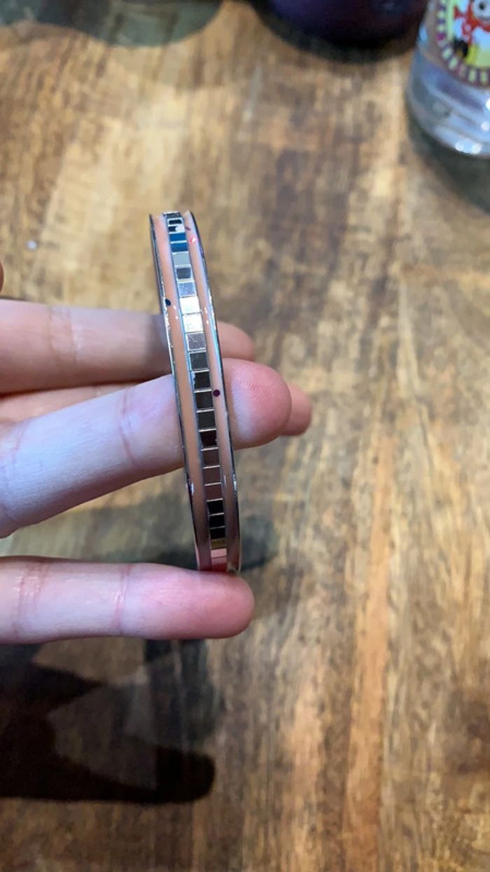 Lot bracelet rigide noir et argenté - photo numéro 12