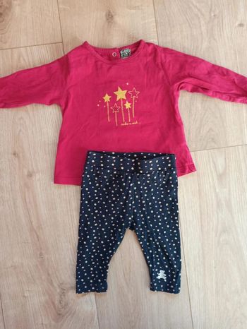 Ensemble leggings et t-shirt manches longues