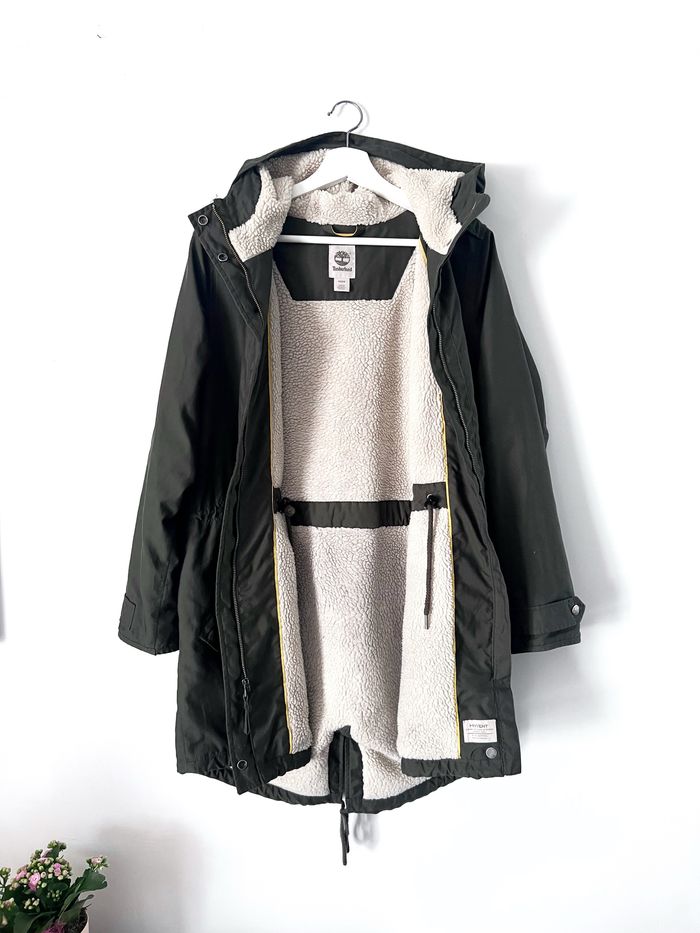 Parka manteau femme timberland taille 38/M capuche - photo numéro 2