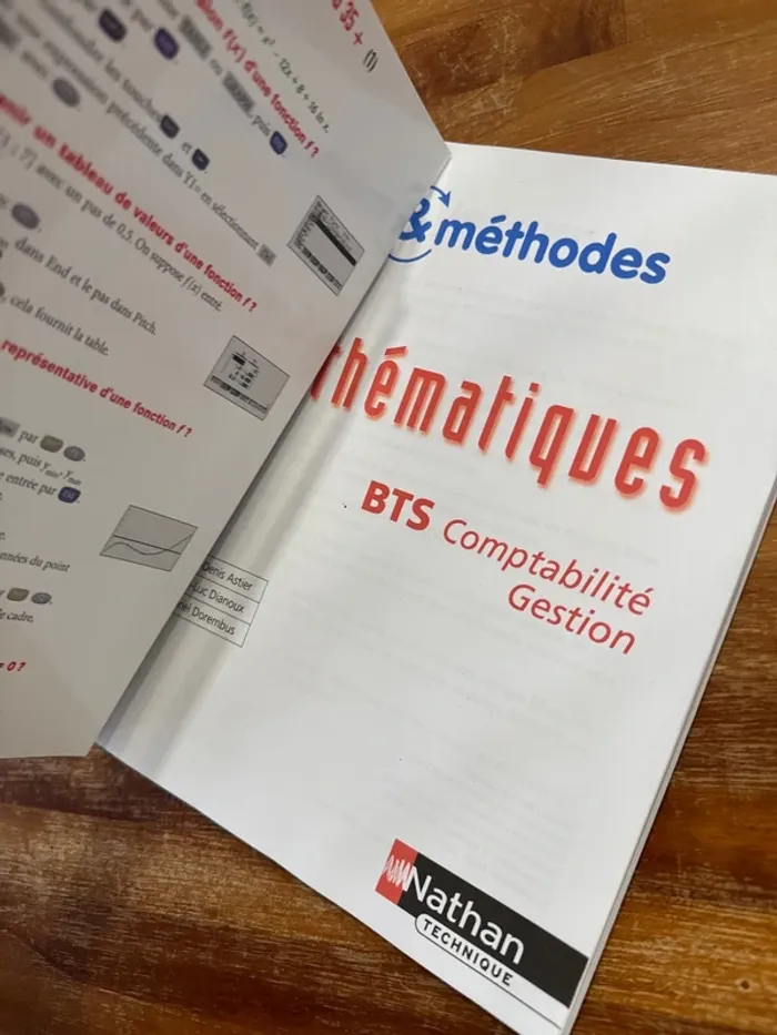 Livre mathématiques, BTS, comptabilité, gestion - photo numéro 4