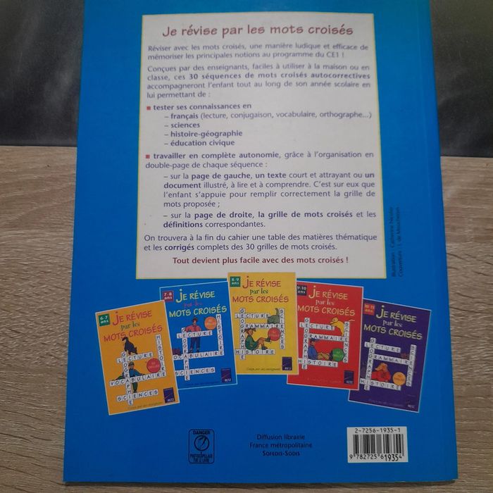 cahier Je révise par les mots croisés 7-8 ans - Retz - photo numéro 6