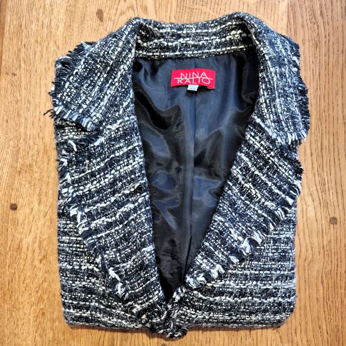 Veste femme Nina Kalio gris chiné – taille 44 - photo numéro 9