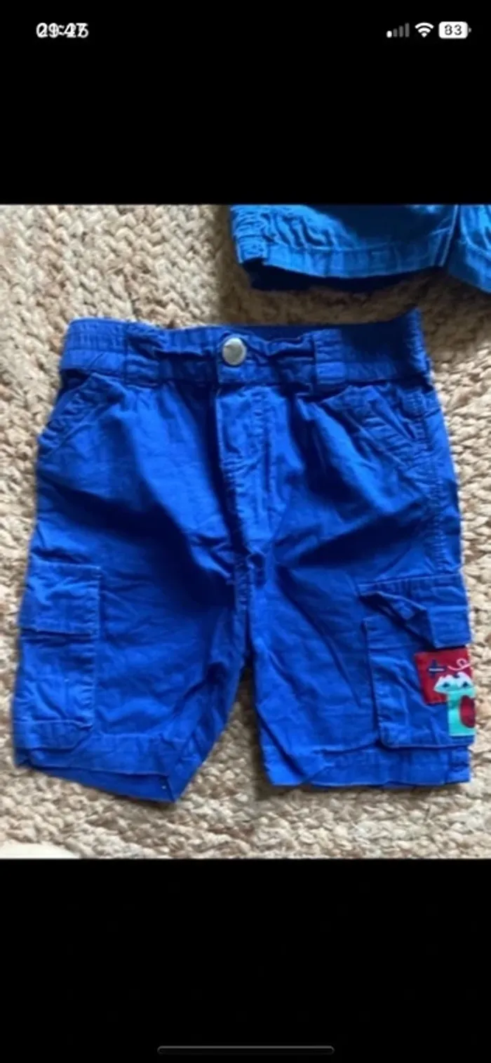 Shorts bébé garçon 12 mois - photo numéro 6