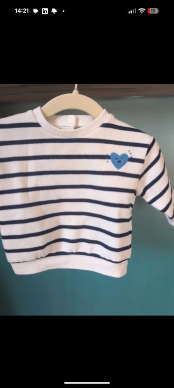 Pull Tape à l'oeil 6 mois