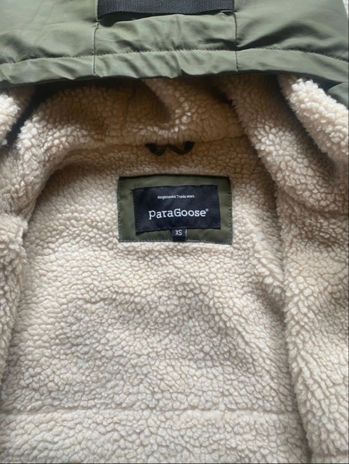 Manteau Paragoose Vert Kaki Veste Longue Chaude Rembourrée Hiver Taille XS - photo numéro 5