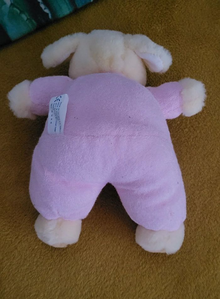 Peluche chien rose - photo numéro 3