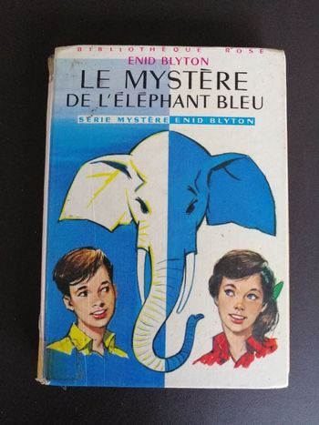 Livre collector Le mystère de l'éléphant bleu de Enid Blyton