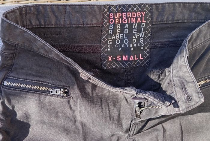 Jeans Superdry noir clair - photo numéro 5