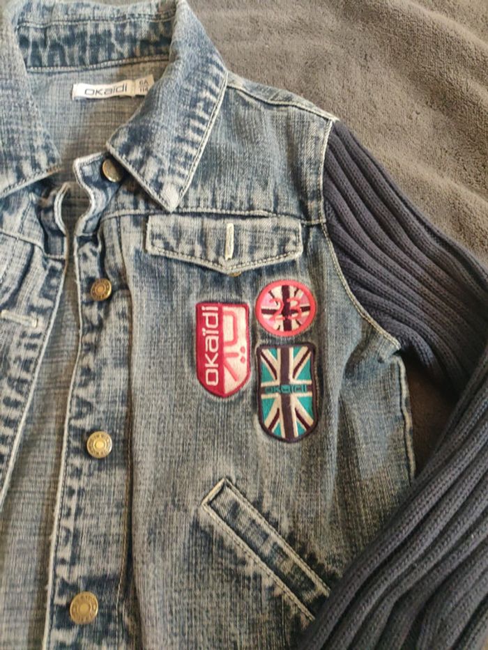 Veste en jean 6 ans - photo numéro 2