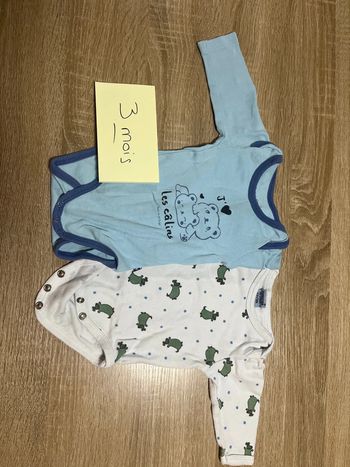 2 bodies manche longue