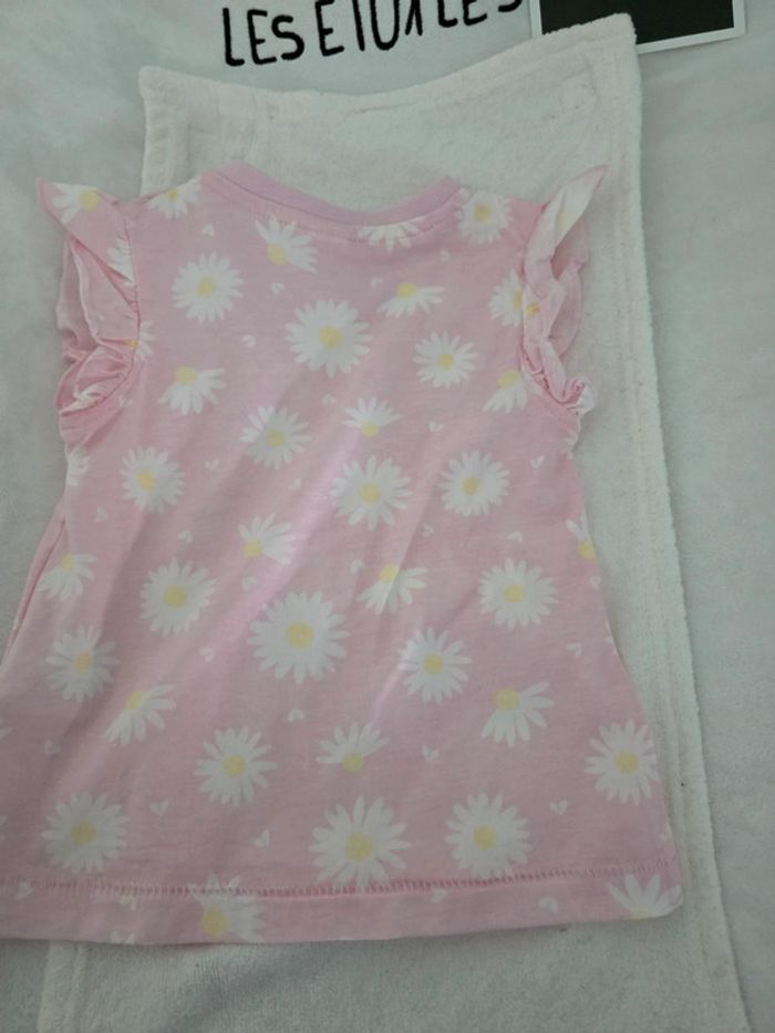 T-shirt bébé fille taille 9 mois neuf - photo numéro 3