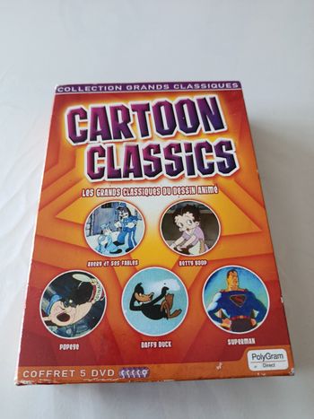 Vend coffret DVD cartoon classics