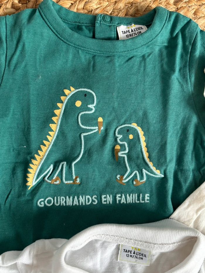 Lot de 3 tee shirt tao - photo numéro 2