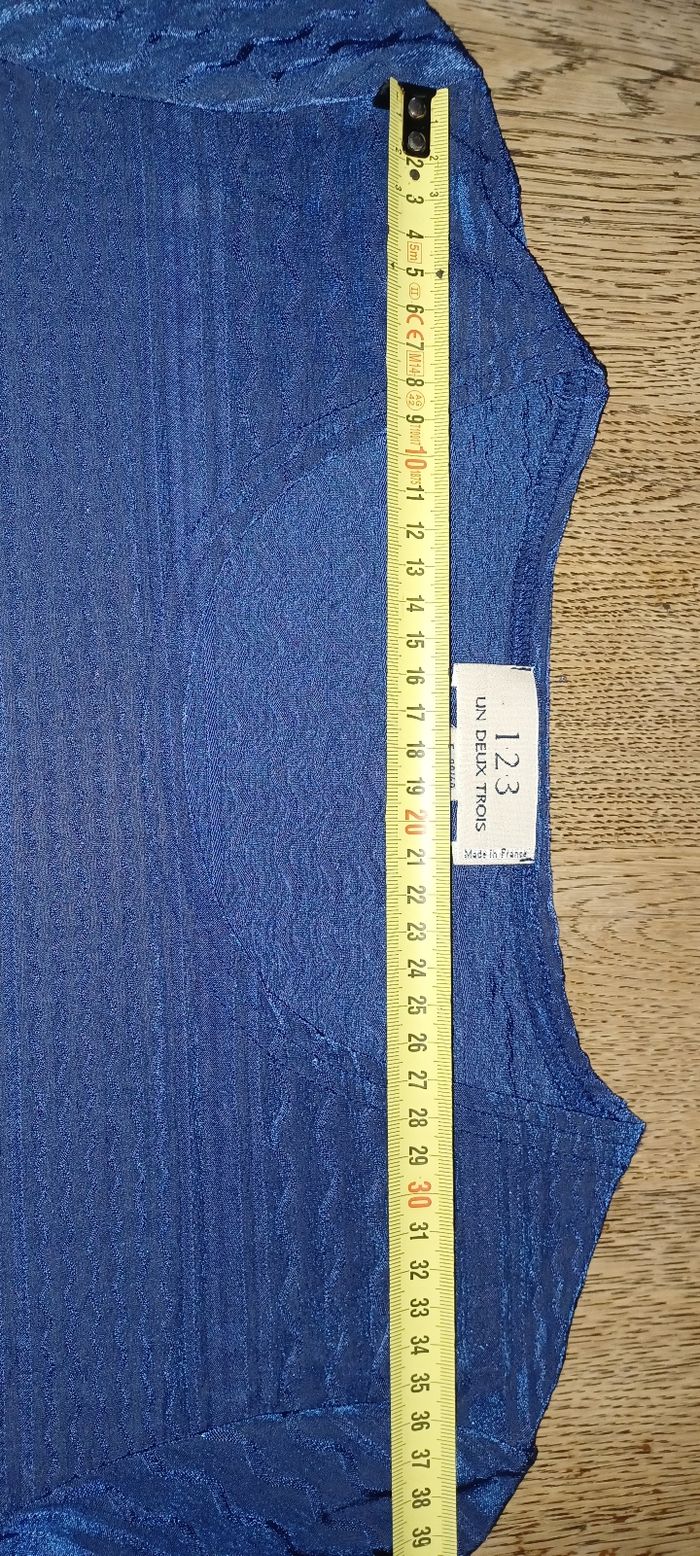 T shirt 123 bleu - photo numéro 5