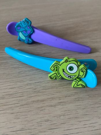 Barrettes Monstres et Cie 