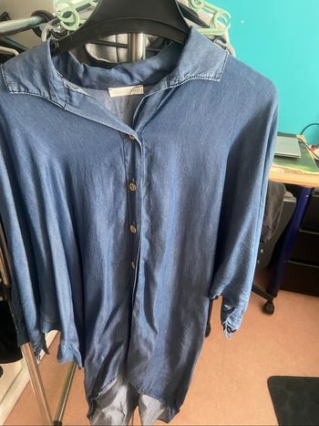 Chemise en jean oversize