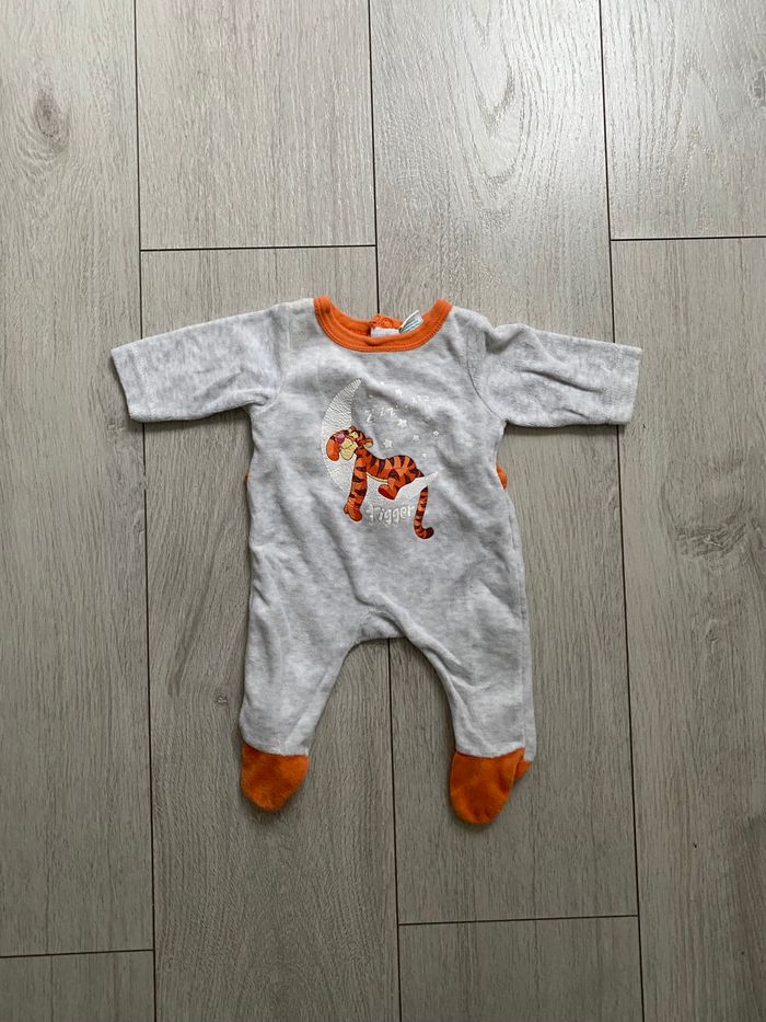 Grenouillère en velours - Taille naissance