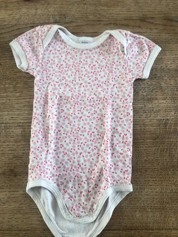 Body petit bateau manches courtes