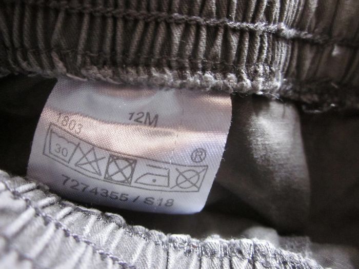 Pantalon toile kaki 12 mois - photo numéro 3