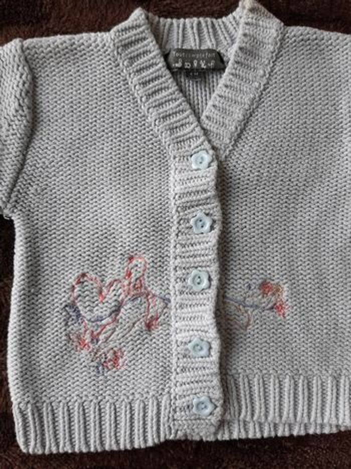 Gilet fille 6 mois  tout compte fait - photo numéro 2