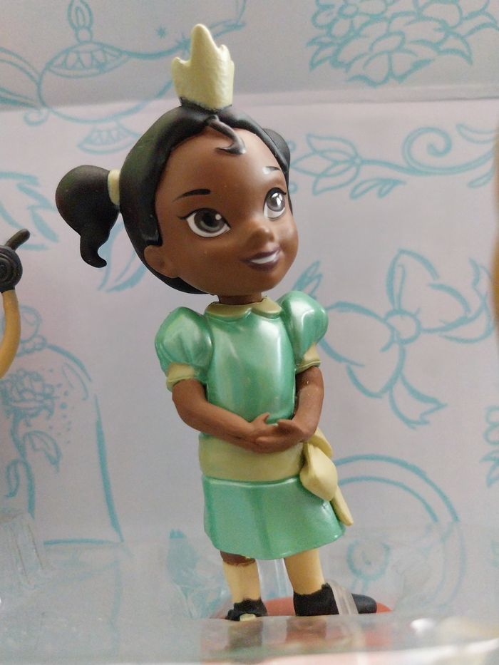 5 Figurines Animators Cendrillon Mulan Aurore Jasmine Blanche-Neige Disney Mini-Animator Disney Coffret - photo numéro 4