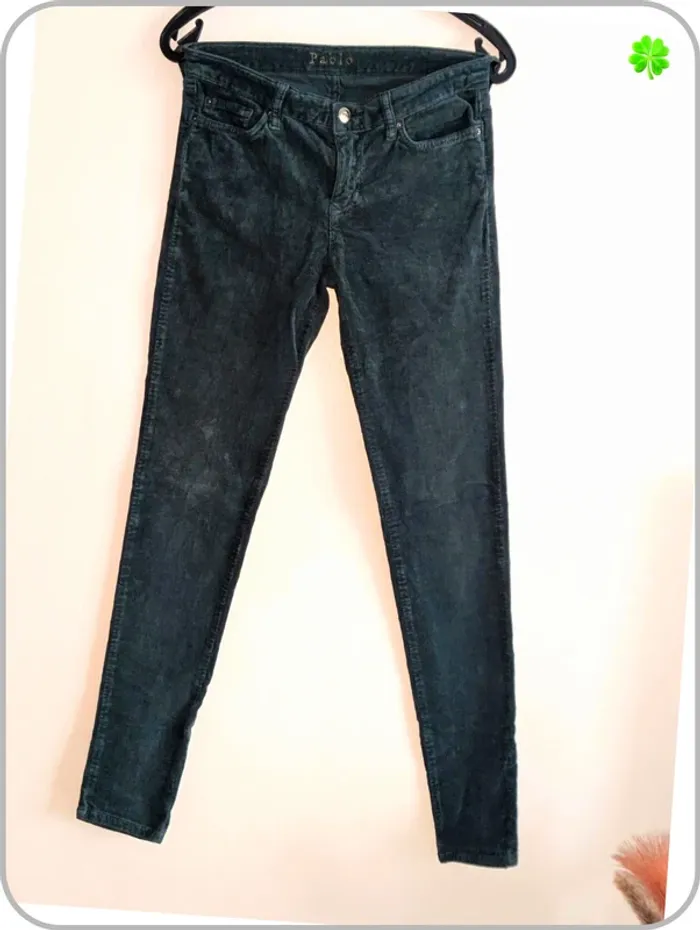 Pantalon Jeans femme en velours 36