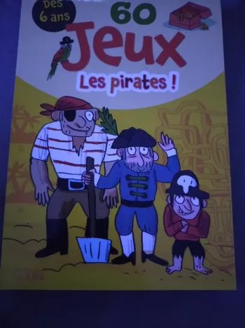 Livre 60 jeux Les pirates