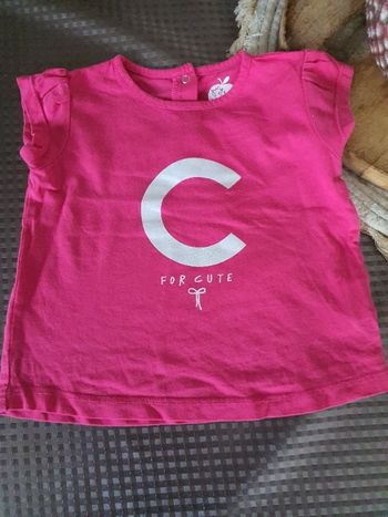 T shirt brillant tape à l'œil 2 ans