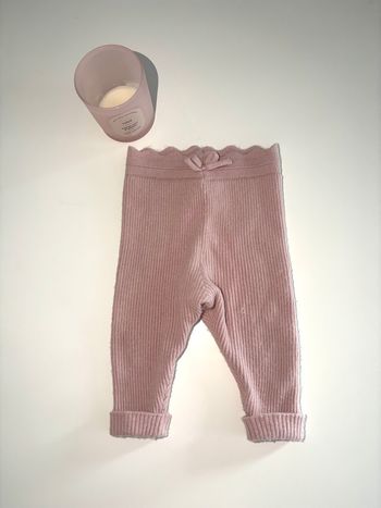 legging, bébé côtelé
