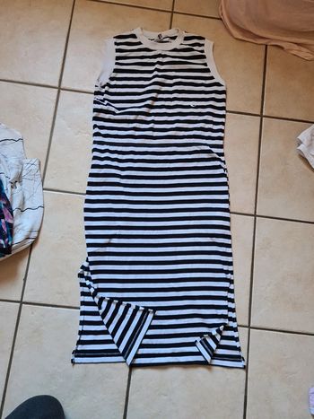 Robe longue jersey coton s