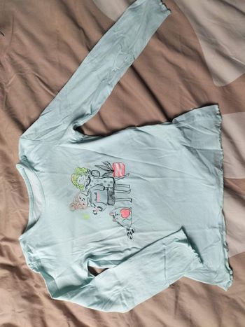 T-shirt bleu clair "friends"