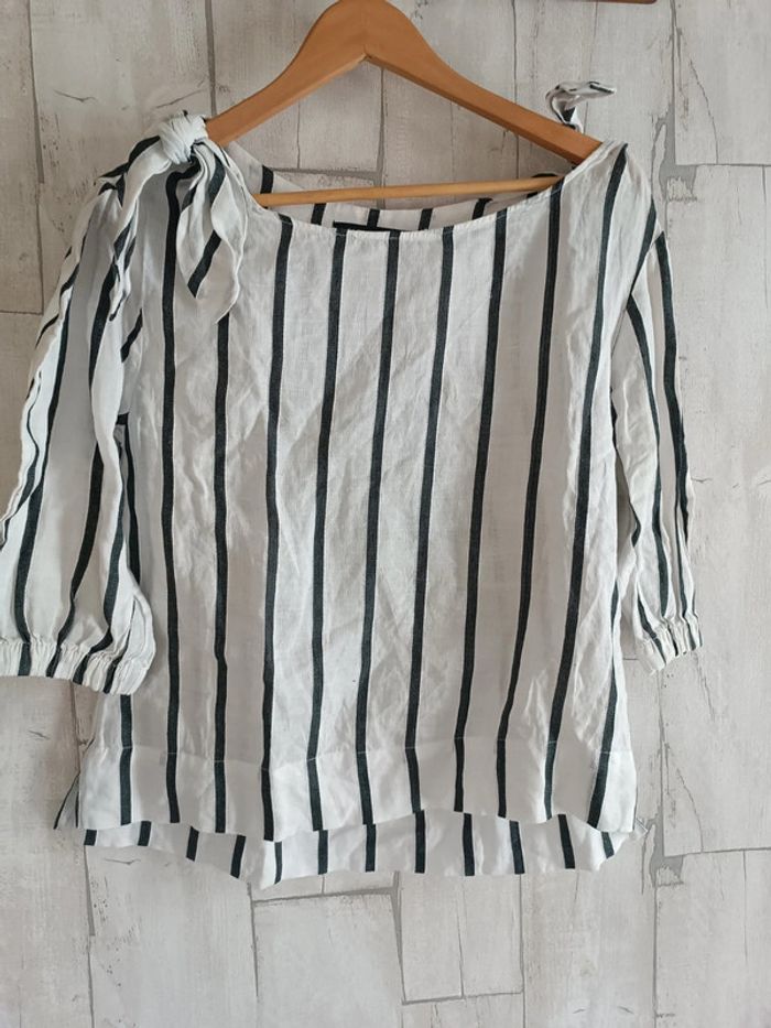 Blouse en lin ample - photo numéro 2
