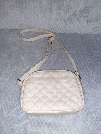 Sac à bandoulière beige crème