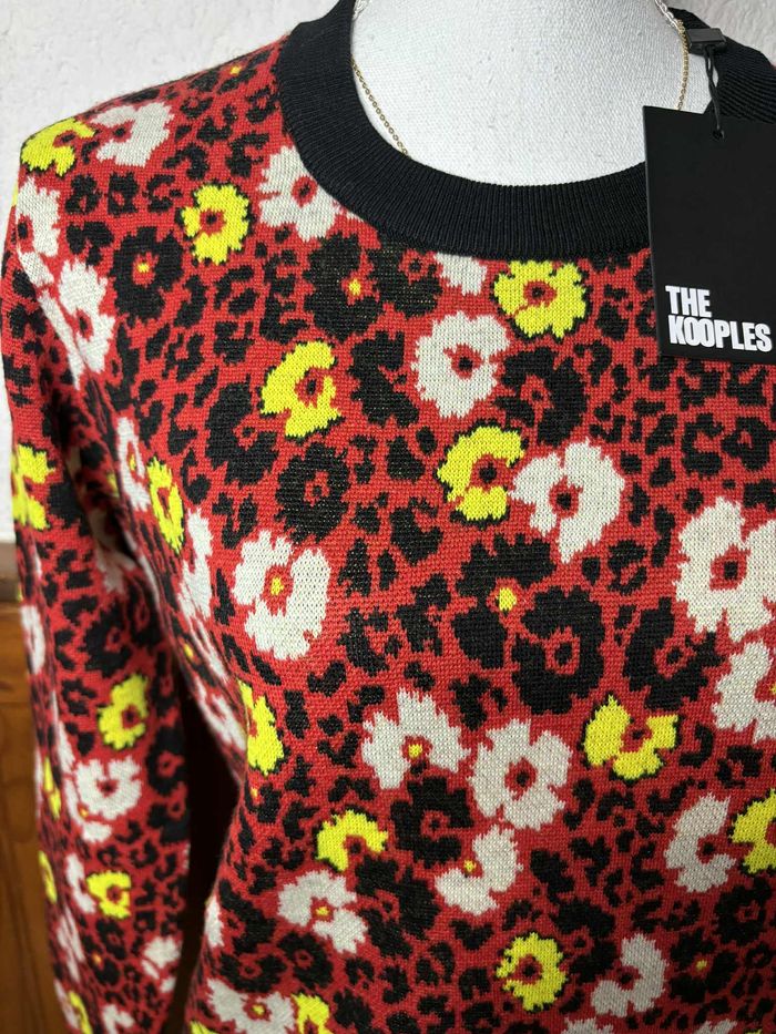 Pull Laine Léopard & Fleurs The Kooples - Neuf avec étiquette - photo numéro 3