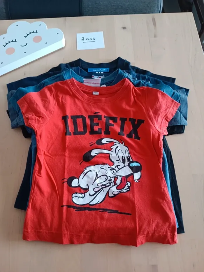 Lot de t-shirt manches courtes 24 mois 2 ans - photo numéro 7