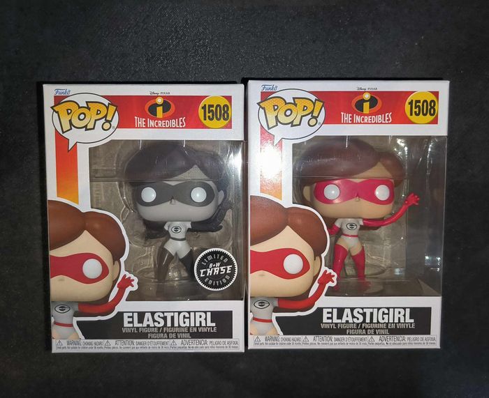 Lot 2 Figurines Funko Pop / Elastigirl 1508 / Les Indestructibles / Disney 1 B&W Chase + 1 Normal