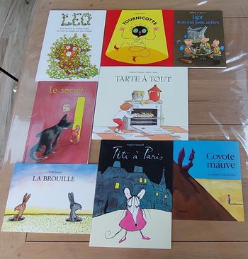 Lot de 8 livres Ecole des Loisirs
