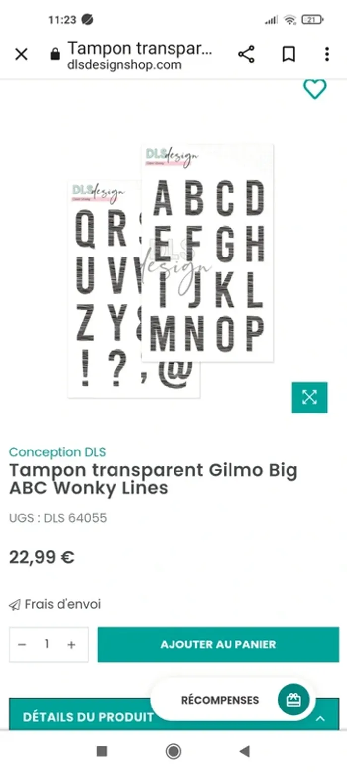 Planche de tampons lettres de l'alphabet - photo numéro 4