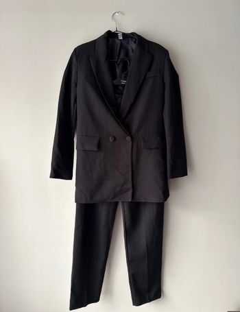 Ensemble blazer + pantalon noir - taille unique new collection