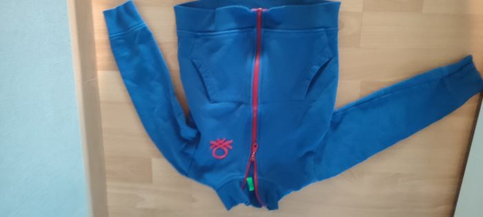 veste sweat benetton 6 7 ans - photo numéro 4
