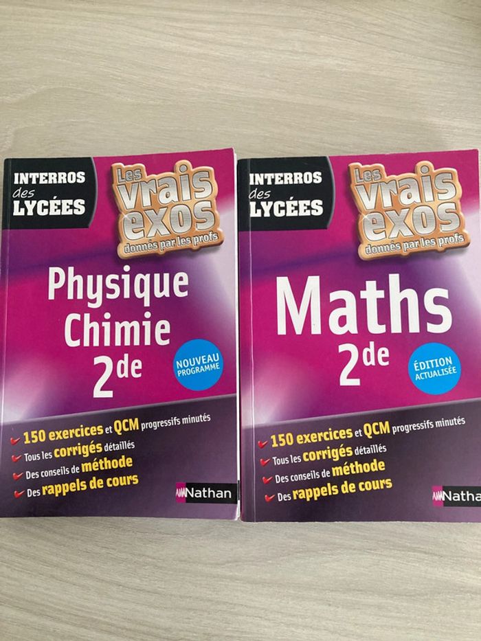 Lot de 2 Livres révisions 2nde